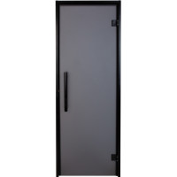 Двері для хамаму Tesli Antalya Black 2000х700