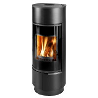 Піч-камін Thorma ATIKA Ceramic PLUS чорний глянцевий
